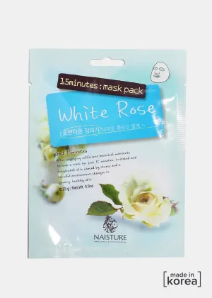 15-Minute Facial Mask - White Rose