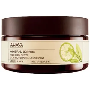 Ahava Mineral Botanic Body Butter Lemon   Sage 8 oz