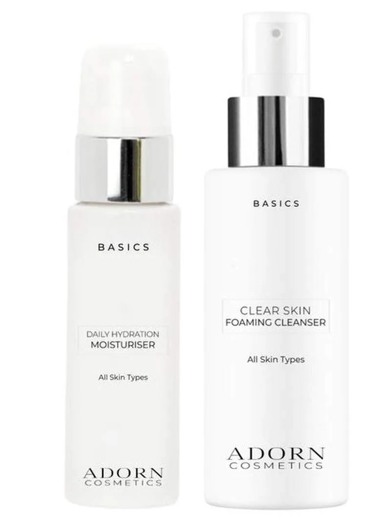 Basics Natural Cleanser & Moisturiser Duo