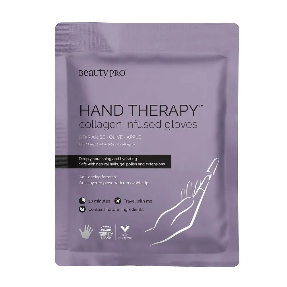 BeautyPro Hand Therapy Collagen Infused Gloves