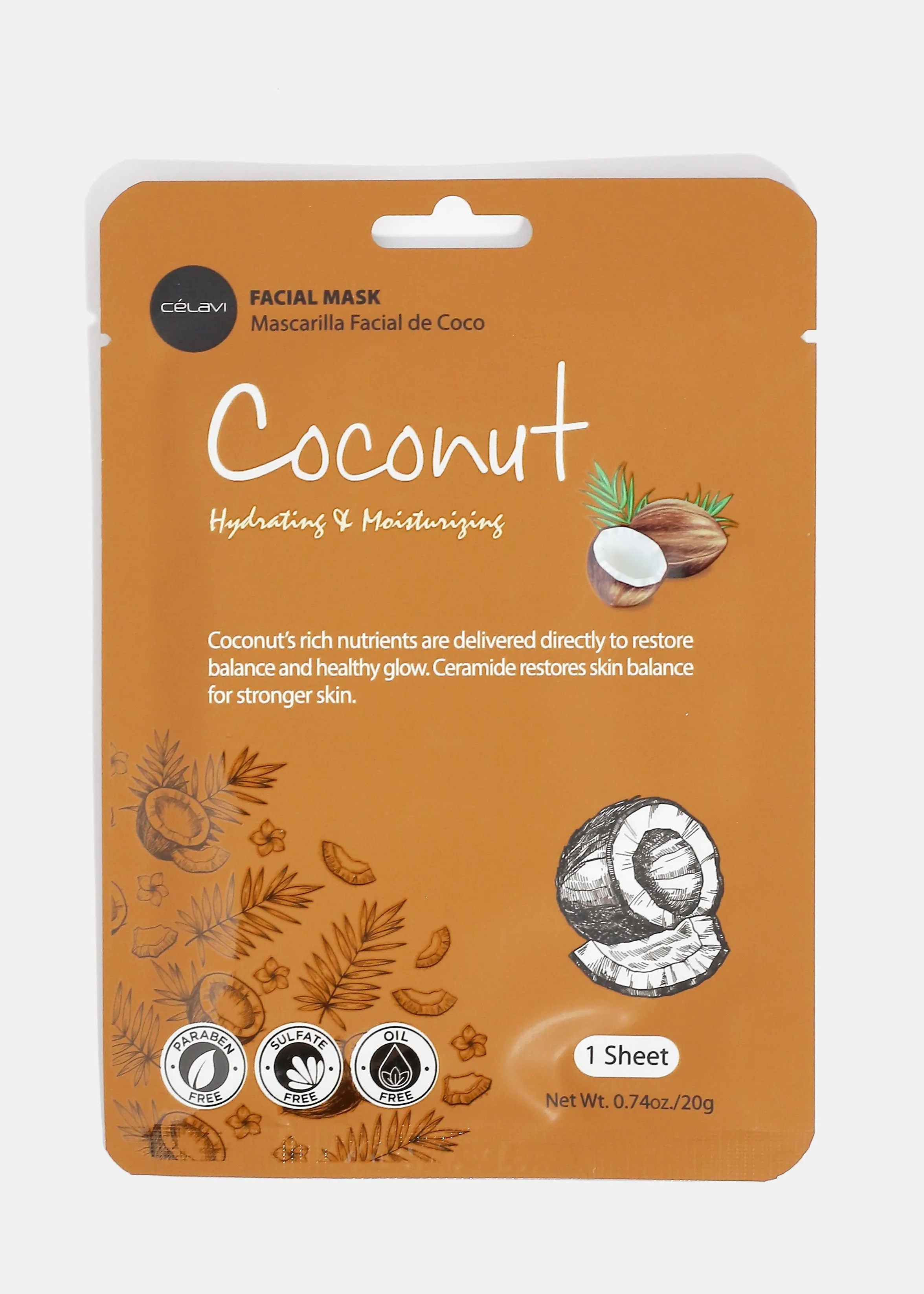 Celavi Coconut Sheet Mask