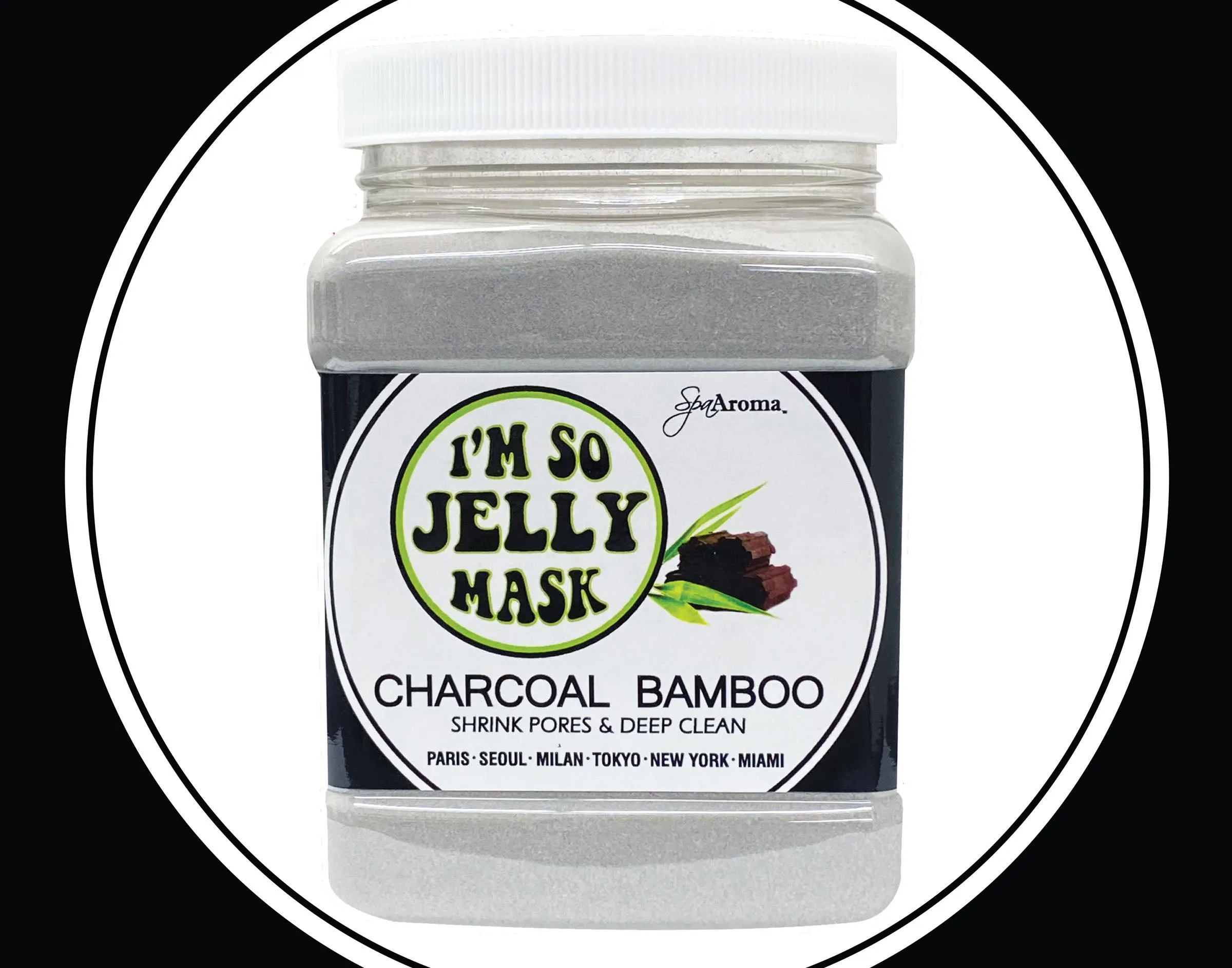 CHARCOAL BAMBOO Shrink Pores   Deep Clean  I'M SO JELLY (hydrojelly) MASK