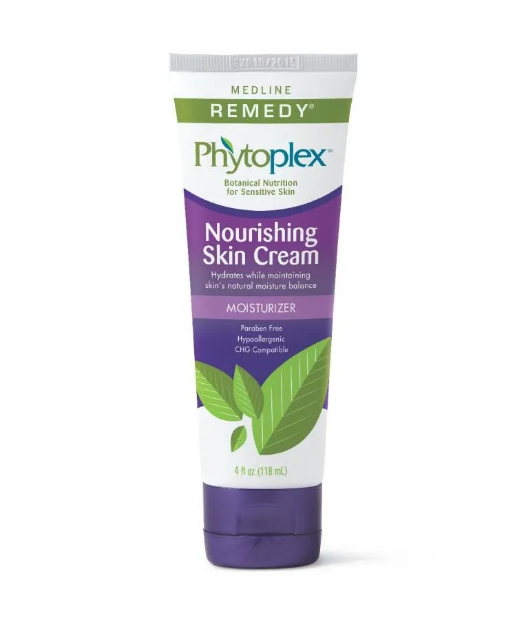 Medline Remedy Phytoplex Nourishing Skin Cream: White, 4 OZ, 12 Count