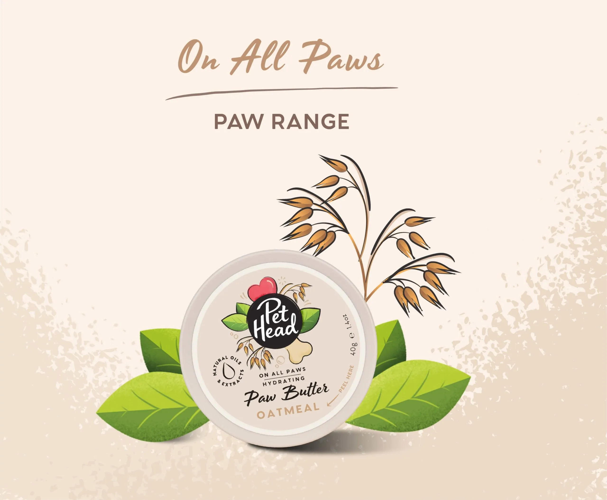 Pet Head – On All Paws Oatmeal Paw Butter