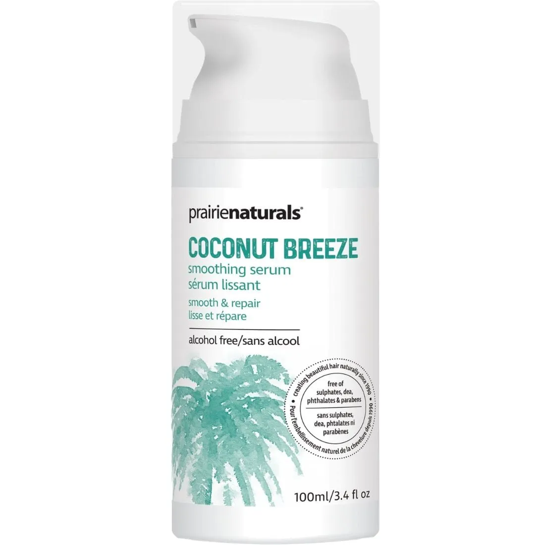 Prairie Naturals Coconut Breeze Shine Serum, 100ml