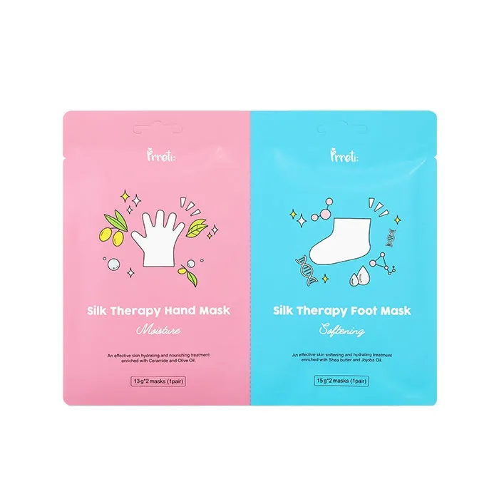 Silk Therapy Dual Masks - Hand, Foot